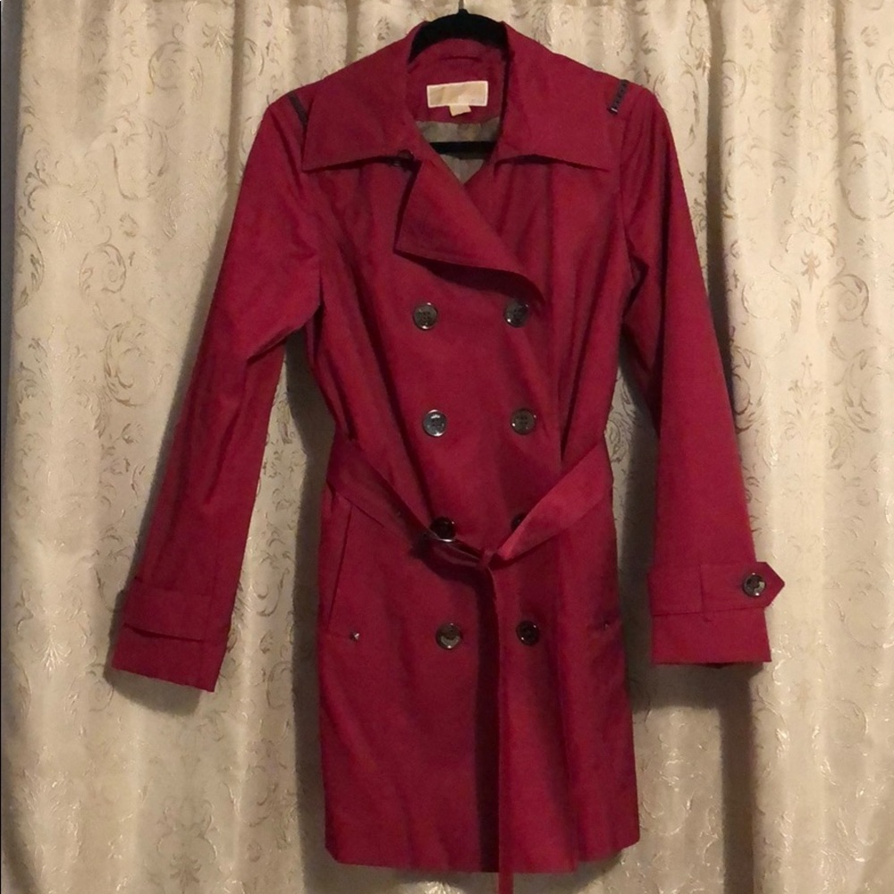 Michael Kors Pink Trench Coat
